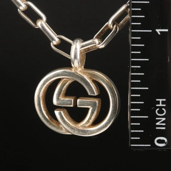 Gucci sterling silver pendent made in Italy.